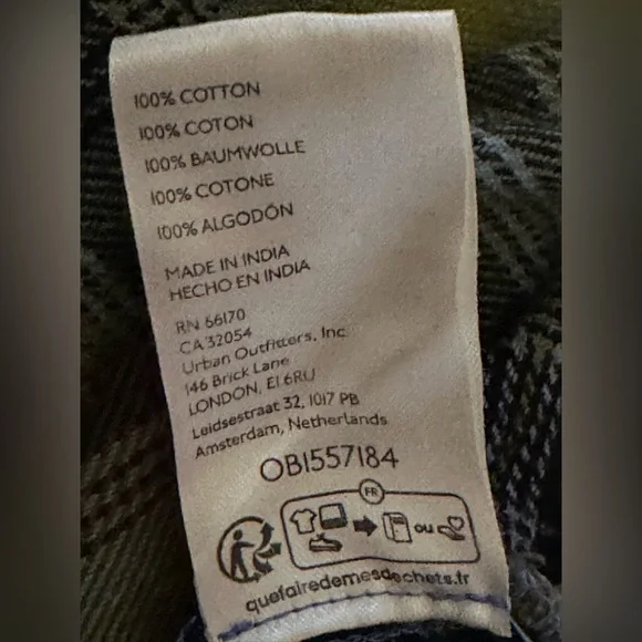 We The Free Izzy Multicolor Plaid Flannel Button Down Shirt - Picture 9 of 11